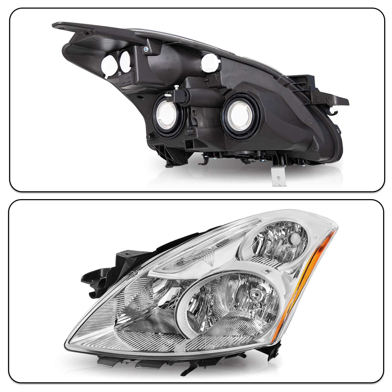 For 2010 2011 2012 Nissan Altima 4DR Halogen Left Driver Headlight Assembly Lamp