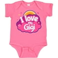 thumbnail image 3 of Inktastic I Love My Gigi Grandma Grandchild Girls Baby Bodysuit, 3 of 5