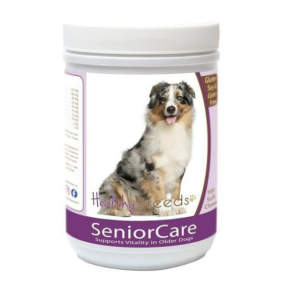 Healthy Breeds 840235164258 Australian Shepherd Senior Dog Care Soft Chews
