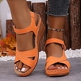 thumbnail image 3 of MuXiKeJi Clothes Women's Platform Wedge Sandals 2026, Comfortable Peep-Toe High Heel Wedges for Women Ankle Strap Open Toe Band Dressy Summer Beach Sandals, 3 of 9
