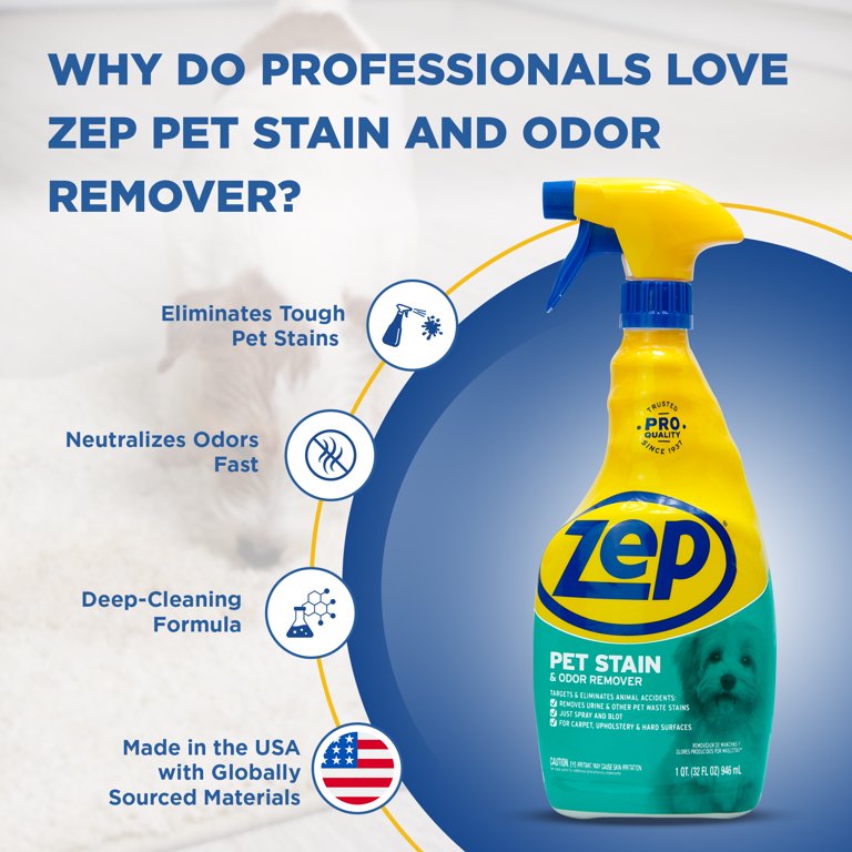 Zep Pet Stain and Odor Remover 32 oz ZUPETODR32 (Case of 12