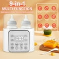 thumbnail image 2 of Baby Bottle Warmer, 9-in-1 Fast Milk Heating, Food Heating & Defrosting, 2 Bottle Breastmilk or Formula Warmer with Timer, 2 of 8
