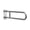 Brushed Stainless with Peened Grip, variant on Swing Up Wall Mounted Grab Bar Brushed Stainless with Knurled Grip 30 Inch Length Bathroom Safety Rail