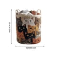 thumbnail image 3 of weibbin Quilted Laundry Basket Storage Bin with Handles Large Capacity Foldable for Bedroom Bathroom, 3 of 7