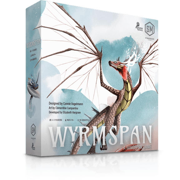 Wyrmspan - A Wingspan Game by Connie Vogelmann - A Strategy Board Game from Stonemaier Games