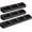 Black, variant on Trapezoid Closet Shelf Organizer - Large Baskets for Organizing, Fabric Storage Box for Shelves, Cube Storage Bins for Clothes, Books, Blankets, 3 Pack, Beige