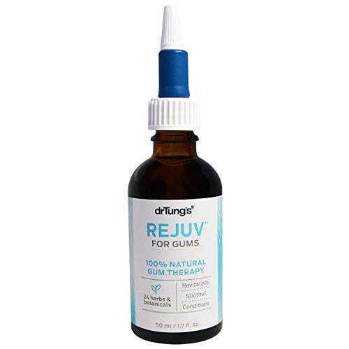 DrTung's REJUV for gums - Natural Formula for Healthy Gums, 24 Herbs and botanicals, 1.7 Ounce