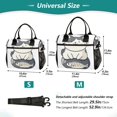 thumbnail image 4 of FORMRS Insulated Lunch Bag Unisex Large Capacity with Shoulder Strap, Black Cute Cat, 4 of 6