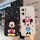 thumbnail image 2 of Case For OPPO FIND X6 X3 REALME X7 X50 RENO 2 4Z 4 6 Lite 5Z 5F 4G 5G PRO Liquid Silicone Case Mickey Minnie Mouse Cartoon, 2 of 5
