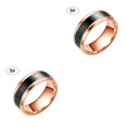 thumbnail image 1 of Guardurnaity Anillo de temperatura a prueba de agua, anillos de estado de ánimo de emoción de acero, joyería de mano sensible inteligente para parejas Type3 NO3 Guardurnaity CBP168418, 1 of 6