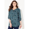 thumbnail image 3 of Catherines Women's Plus Size Petite Breezeway Georgette Blouse, 3 of 4