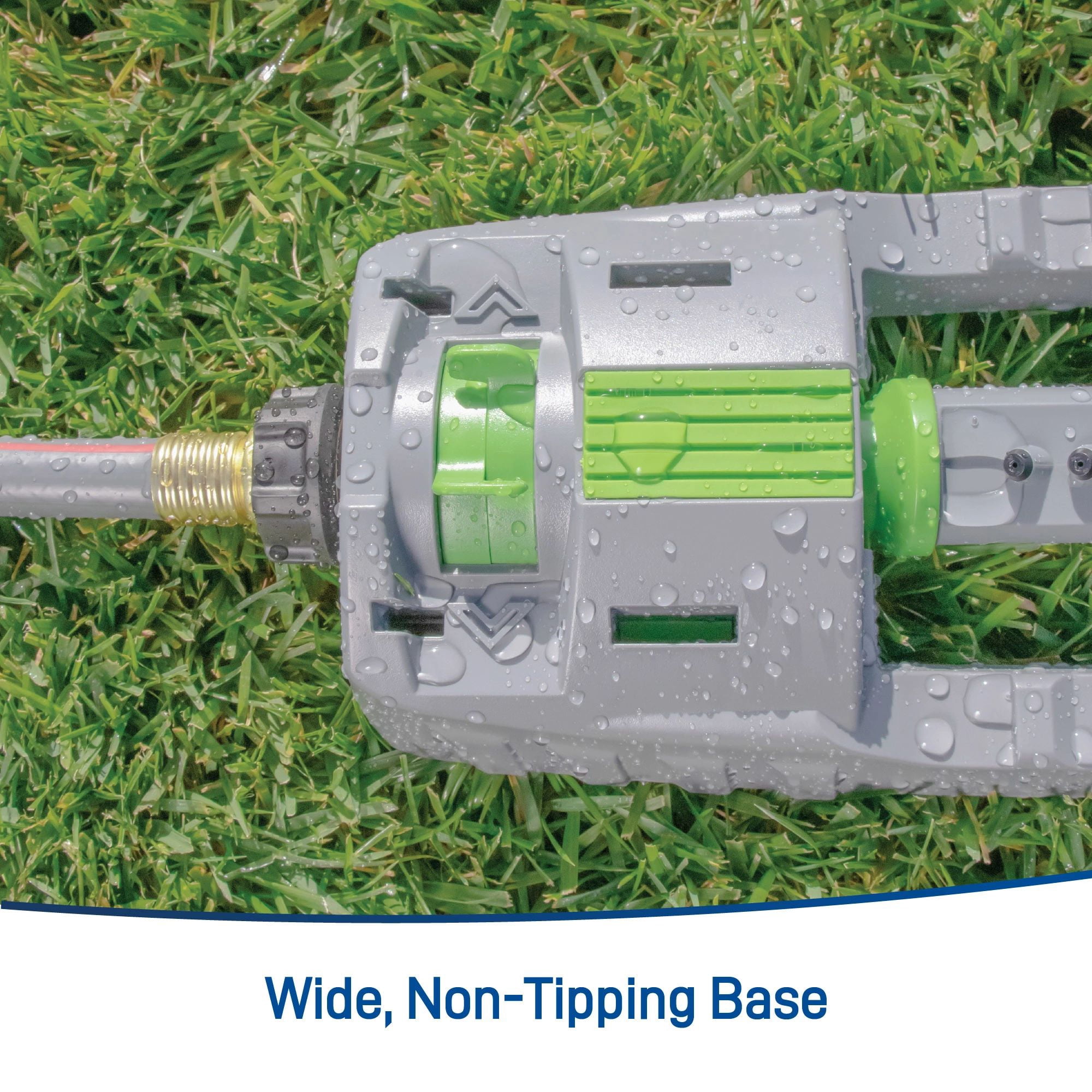 Orbit 56762 Non-tipping Base Oscillating Sprinkler, Plastic, 3800 sq. ft.