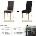 thumbnail image 5 of SearchI Dining  Chair Covers Slipcovers, Spandex Fabric  Removable Washable Short Parsons  Chair Covers  Dining ,, 5 of 6