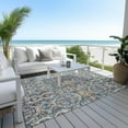 thumbnail image 6 of Addison Rugs Chantille Indoor/Outdoor Transitional Global Denim Washable Rectangle Rug, 10' x 14', 6 of 6