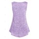 thumbnail image 2 of Tank Top de Algodon de Talla Extra con Encaje de Teñido Rosegal  Camisetas sin mangas de talla grande, 2 of 4