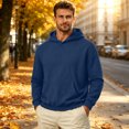 thumbnail image 6 of VBVC Men's Long Sleeve Hoodie with Pockets , Fall Stretchy Pullover Sweatshirt For Men, S-4XL, 6 of 6
