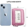 thumbnail image 3 of RFID Blocking Genuine Leather Credit Card Case Holder Security Travel Wallet, 3 of 7