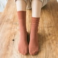thumbnail image 2 of Calcetines de pila para mujer, estilo otoño e invierno, calcetines hasta media pantorrilla, calcetines retro Morandi para mujer, calcetines largos de color sólido a juego, 2 of 5