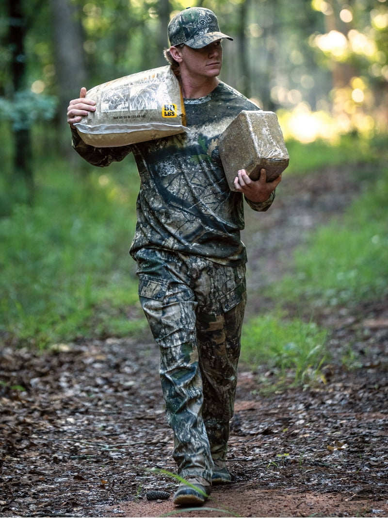 Realtree Men's Long Sleeve Camo T-Shirt with Scent Control, 3XL