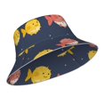thumbnail image 2 of Kdxio Reflective Bucket Hat - Cute Puffer Fish Print Bucket Hat for Men,Women, 2 of 9