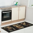 thumbnail image 4 of Ottomanson Machine Washable Non-Slip Rubberback Rooster 2x5 Kitchen Runner Rug, 20" x 59", Black, 4 of 8