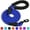 Navyblue, variant on Rope Dog Leash with Comfortable Padded Handle, 6ft Reflective Dog Leash, Navyblue