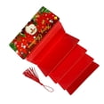thumbnail image 5 of Injueey Lote de 10 tarjetas de felicitación navideñas con forma de billetera y sobre para difundir alegría y alegría. Kits de decoración para fiestas rojo, 5 of 5