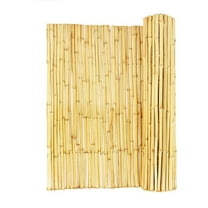 Backyard X-Scapes Natural Bamboo Fence Panel 3/4" D x 6' H x 8' L