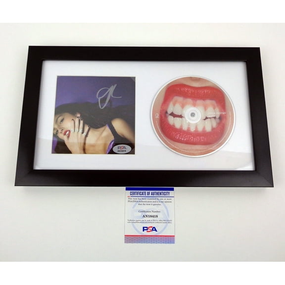 Olivia OR Signed Autograph Rodrigo Guts CD Framed PSA/DNA COA A