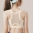 thumbnail image 5 of 3 Pack Teen Girls Sports Bra Seamless Wireless Training Bras with Removable Padding Bralette Cropped Tops Padded Girls Bra Khaki 15-17Y, 5 of 5