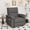 Dark Gray, variant on Resenkos Wall Hugging Motorized Recliner, Zero Space Saving Recline Chair, Textured Leisure Armchair for Guest Room, Small Apartment, Dark Gray