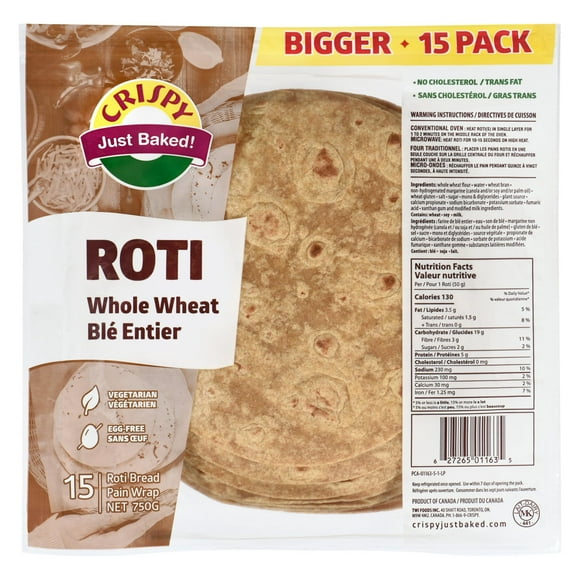 Blé Entier Roti 15P 750G/15 pièces