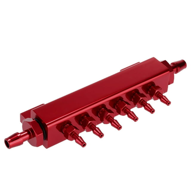 Kits de colector de vacío de aleación de aluminio 6 puertos 1/8 NPT Turbo