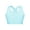 Light Blue, variant on Sholeno Kids Girls Athletic Crop Tank Tops Racer Back Sleeveless Dance Gym Yoga Training Sports Bra White 12