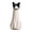 1-Black & White, variant on Large Ghost Figurine with Bow Tabletop Decoration,Black and White,20"