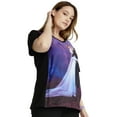 thumbnail image 4 of Tooniforms Scrubs Top For Women V-Neck TF637, 4 of 7