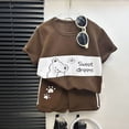 thumbnail image 2 of UAYOTSE Kids & Toddler Boys Pajamas 2 Piece Pjs Set Cotton Sleepwear short Sleeve Summer Set for 0 6 12 18 24 M,Sizes 3-4 Years, 2 of 6