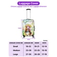 thumbnail image 5 of Basset Hound Hello Spring Time Flower Floral Nature Travel Luggage Cover Bassets Dog Breed Lovers Gifts Idea Suitcase Dust Protective Decor - 02031, 5 of 5
