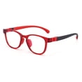 thumbnail image 4 of Gafas anti-luz azul para niños de color transparente con almohadillas nasales de silicona, gafas de ordenador de moda, tendencia, 4 of 6