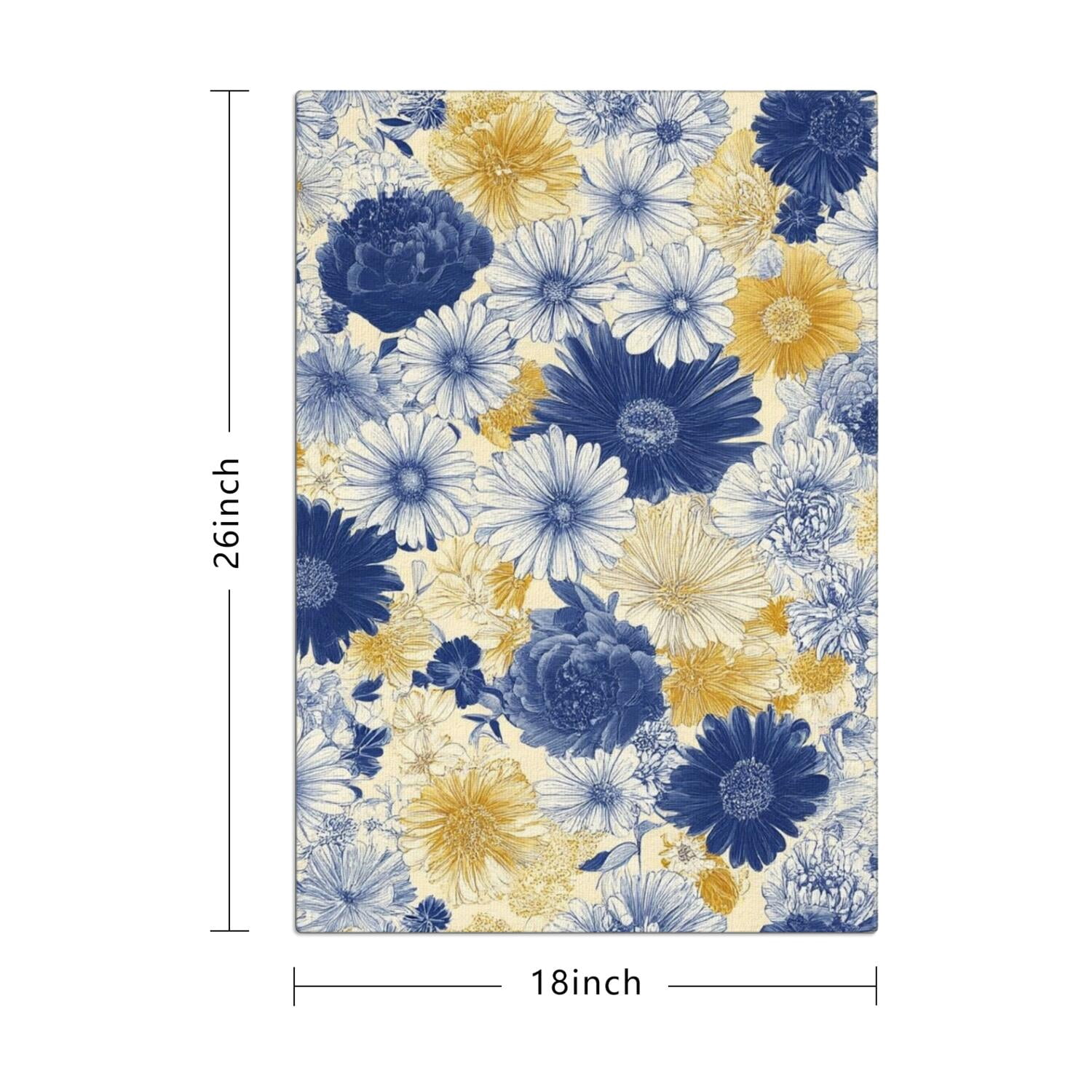 6 Pcs Funny Kitchen Towels,Pioneer Flower Microfiber Dish Towels,Kitchen Tea Towels,Kitchen Towel Set (18" X 26")