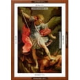 thumbnail image 3 of The Archangel Michael Defeating Satan, Figurative Religion Framed Art Print Wall Art by Guido Reni, 3 of 6