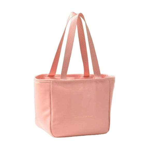 Pink Insulated Lunch Bag For Men Women Large Capacity Reusable Lunch Box Cooler Bag With Removable Strap Leakproof Food Container For Work School Picnic Outdoor Activities