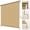 Wheat, variant on NAWAY 8'W x 6'H Outdoor Roller Shades, Cordless Patio Roll Up Blinds 90% UV Protection Exterior Shade Cloth Roll for Porch Gazebo Pergola Balcony Backyard,Gray