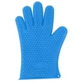 thumbnail image 1 of Guantes de silicona antideslizantes de color azul para hornear, aislantes y resistentes al calor, aptos para microondas y horno, 1 of 8
