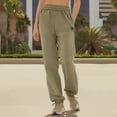 thumbnail image 5 of Dalix Butterfly Embroidered Sweatpant Heavy Weight Fleece Relaxed Fit Lounge Womens in Beige XL X-Large, 5 of 5