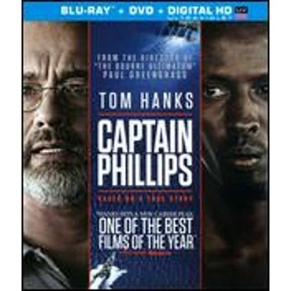Pre-Owned Captain Phillips [2 Discs] [Blu-ray/DVD] (Blu-Ray 0043396417816) directed by Paul Greengrass