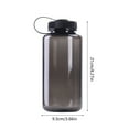 thumbnail image 3 of Light Weight Plastic Water Bottle Travel Leakproof Drinking Bottle Outdoor Sport Wide Mouth Water Bottle Mug Drinkware, 3 of 7