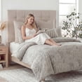 thumbnail image 2 of 100% Cotton Duvet Cover Set Queen Size, Boho Paisley Bedding Set with Zipper Closure & Corner Ties, Soft Breathable Khaki Paisley Floral Duvet Cover for All Seasons, 2 of 7
