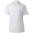 thumbnail image 3 of Women's Cutter & Buck White New Hampshire Wildcats Genre Textured Solid DryTec Polo, 3 of 3
