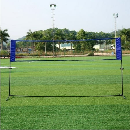 Ktaxon 10'x5' Portable Training Volleyball Badminton Tennis net, with Frame Stand & Adjustable Height, for Outdoor Beach